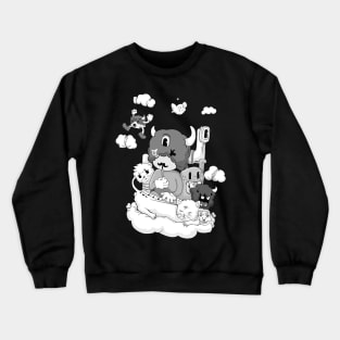 fukinride and friend of sky Crewneck Sweatshirt